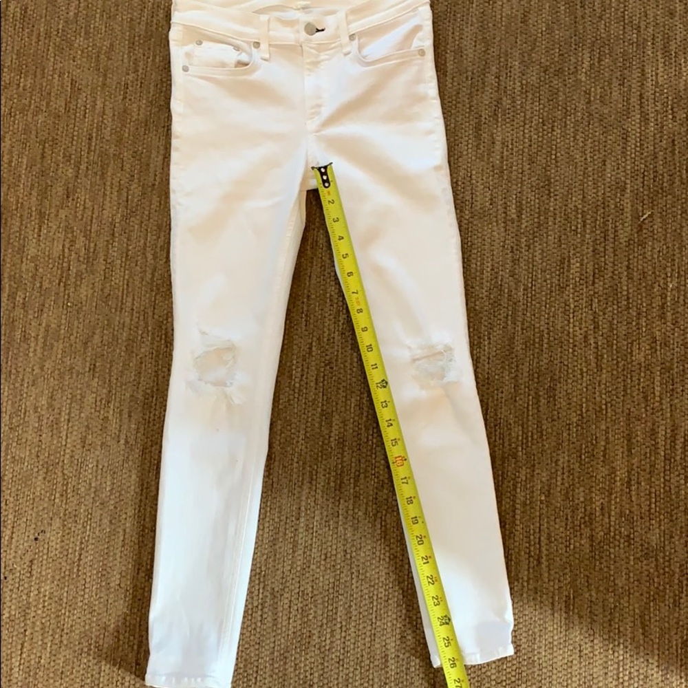Rag & Bone Destroyed White Jeans - Picture 7 of 8